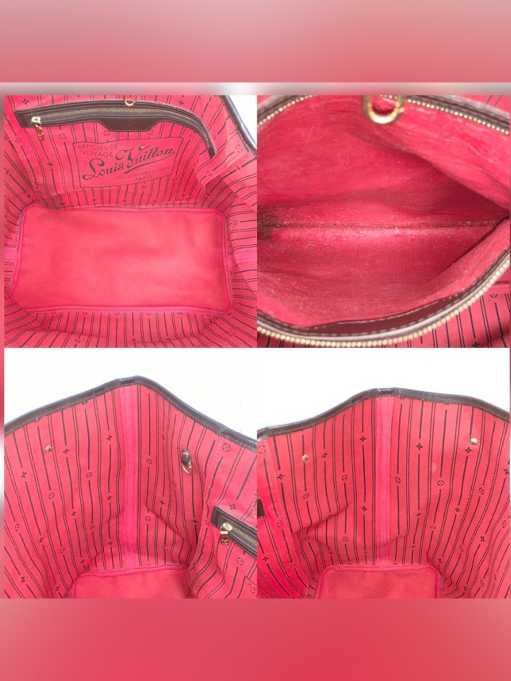 Louis vuitton Neverfull GM damier ebene - Picture 8 of 10